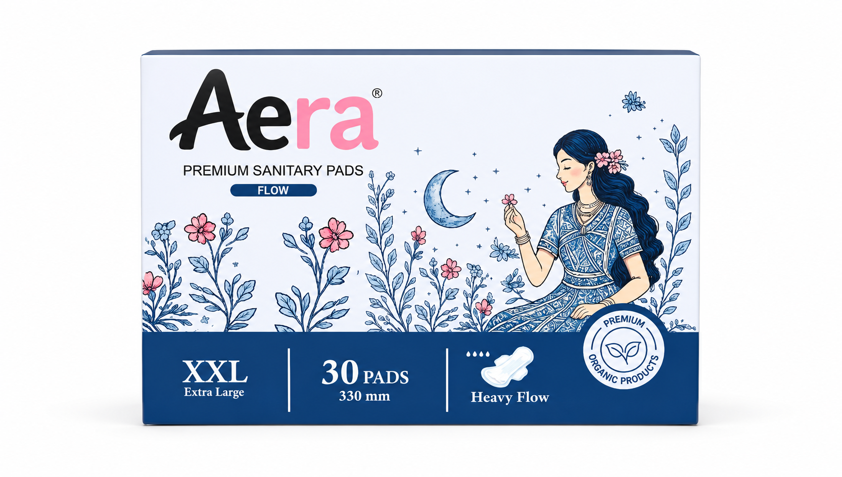 Aera Sanitary Pads HAT Ultra Thin XXL 320mm(30pcs)